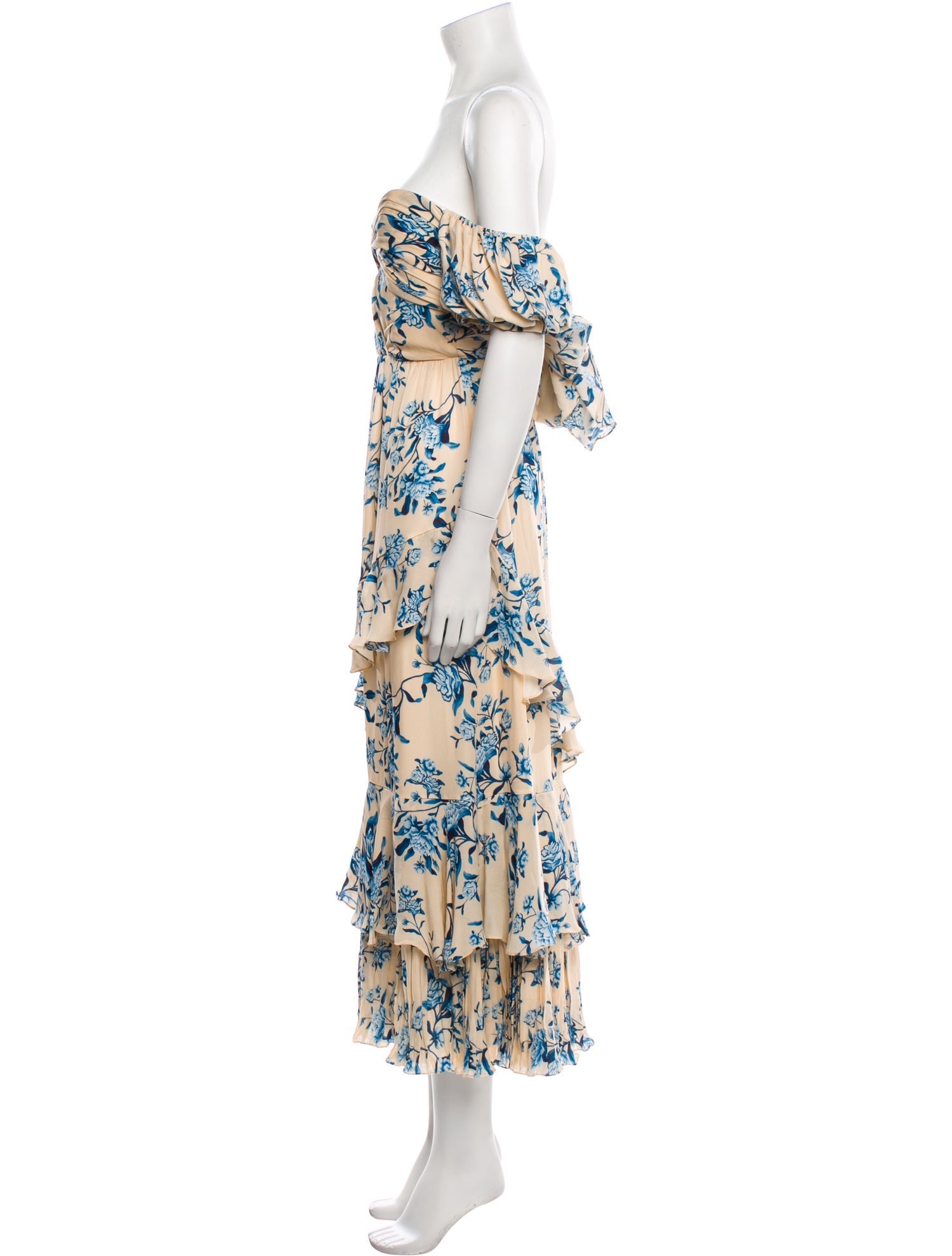 Johanna Ortiz Silk Long Dress