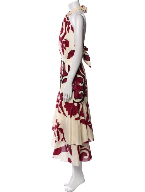 Johanna Ortiz Printed Long Dress