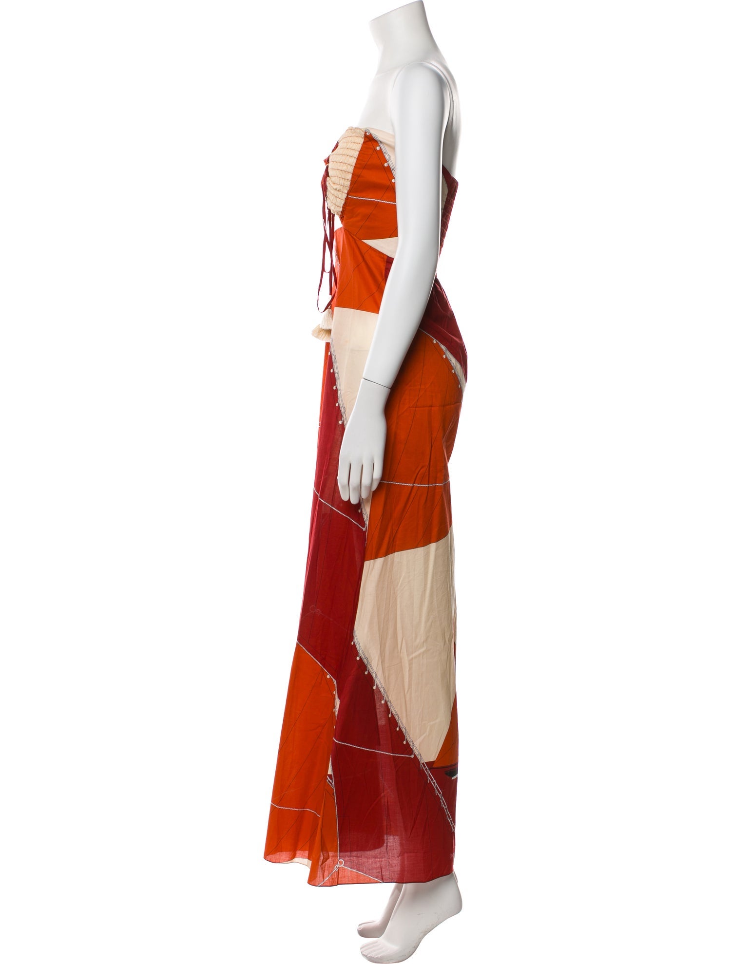 Johanna Ortiz Printed Long Dress