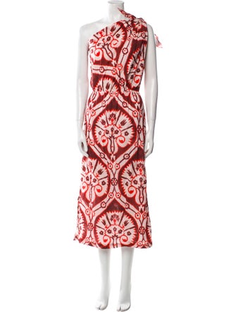 Johanna Ortiz Printed Long Dress
