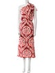 Johanna Ortiz Printed Long Dress