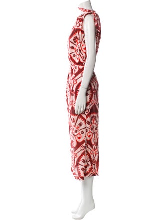 Johanna Ortiz Printed Long Dress