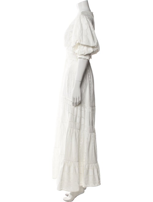 Johanna Ortiz V-Neck Long Dress