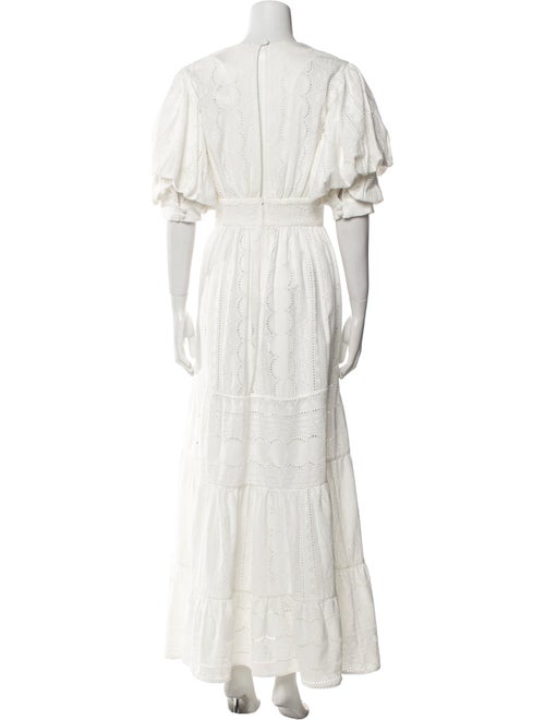 Johanna Ortiz V-Neck Long Dress