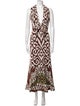 Johanna Ortiz Printed Long Dress
