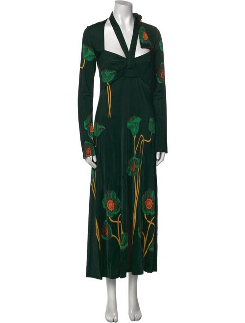 Johanna Ortiz Silk Midi Length Dress