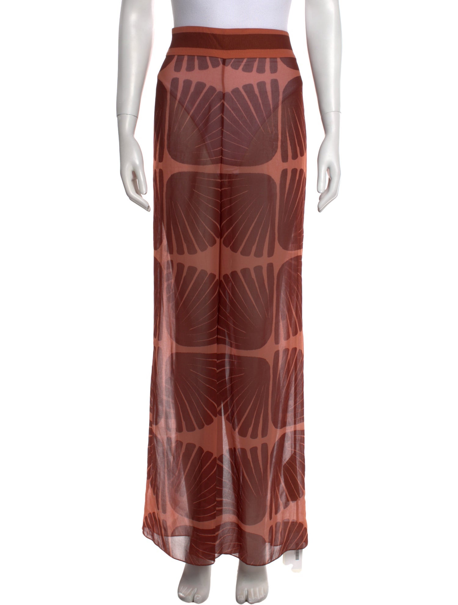 Johanna Ortiz Printed Wide Leg Pants