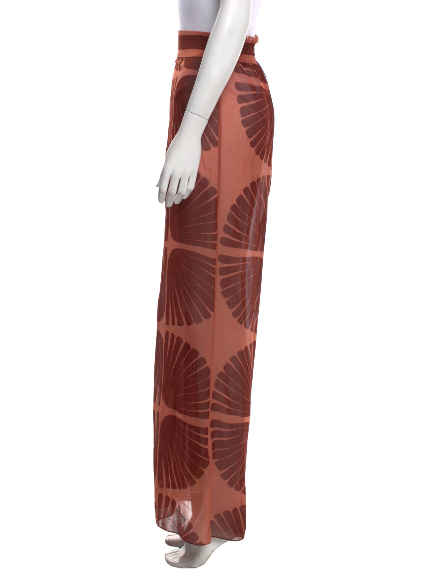 Johanna Ortiz Printed Wide Leg Pants