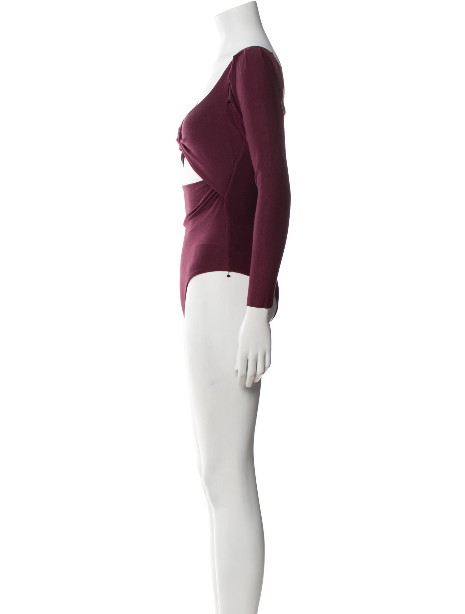 Johanna Ortiz V-Neck Long Sleeve Bodysuit w/ Tags