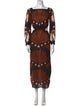 Johanna Ortiz Printed Long Dress