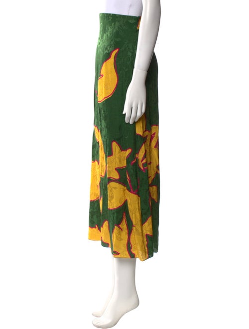 Johanna Ortiz Silk Midi Length Skirt