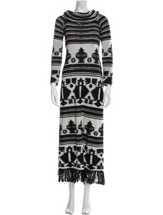 Johanna Ortiz Printed Long Dress