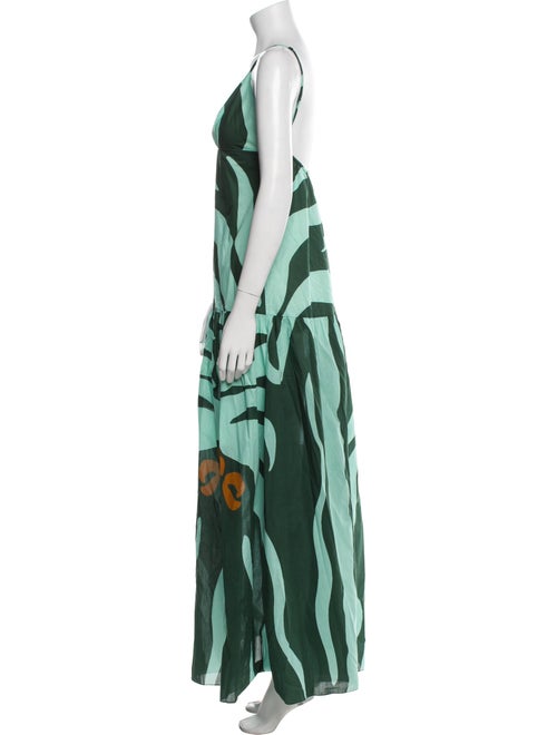 Johanna Ortiz Printed Long Dress