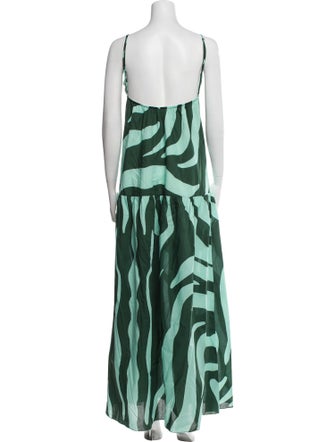 Johanna Ortiz Printed Long Dress