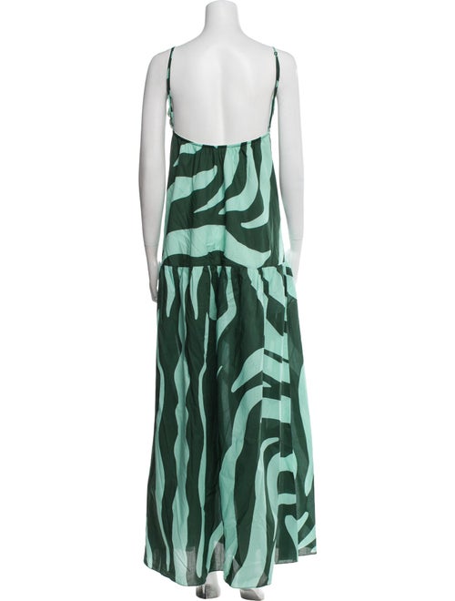 Johanna Ortiz Printed Long Dress