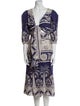 Johanna Ortiz Printed Midi Length Dress