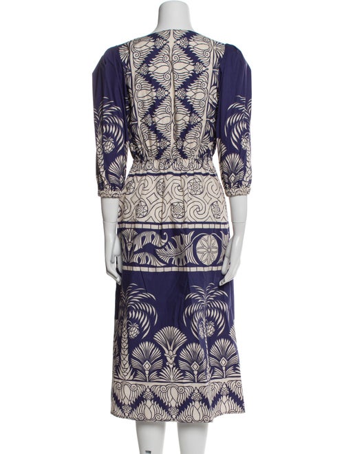 Johanna Ortiz Printed Midi Length Dress