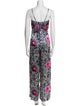 Johanna Ortiz Floral Print Square Neckline Jumpsuit