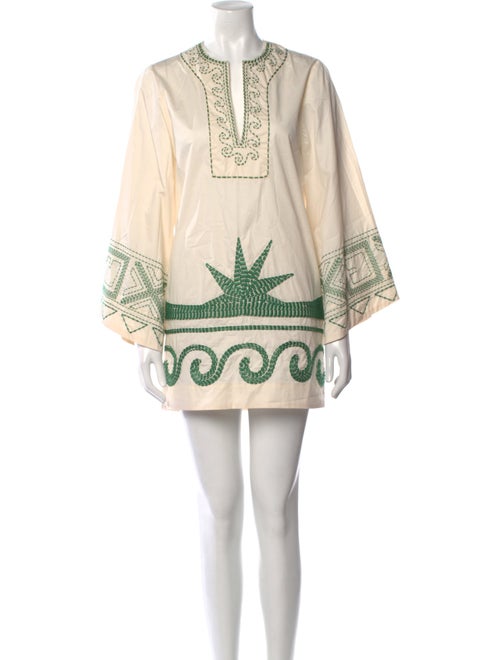 Johanna Ortiz Printed Mini Dress