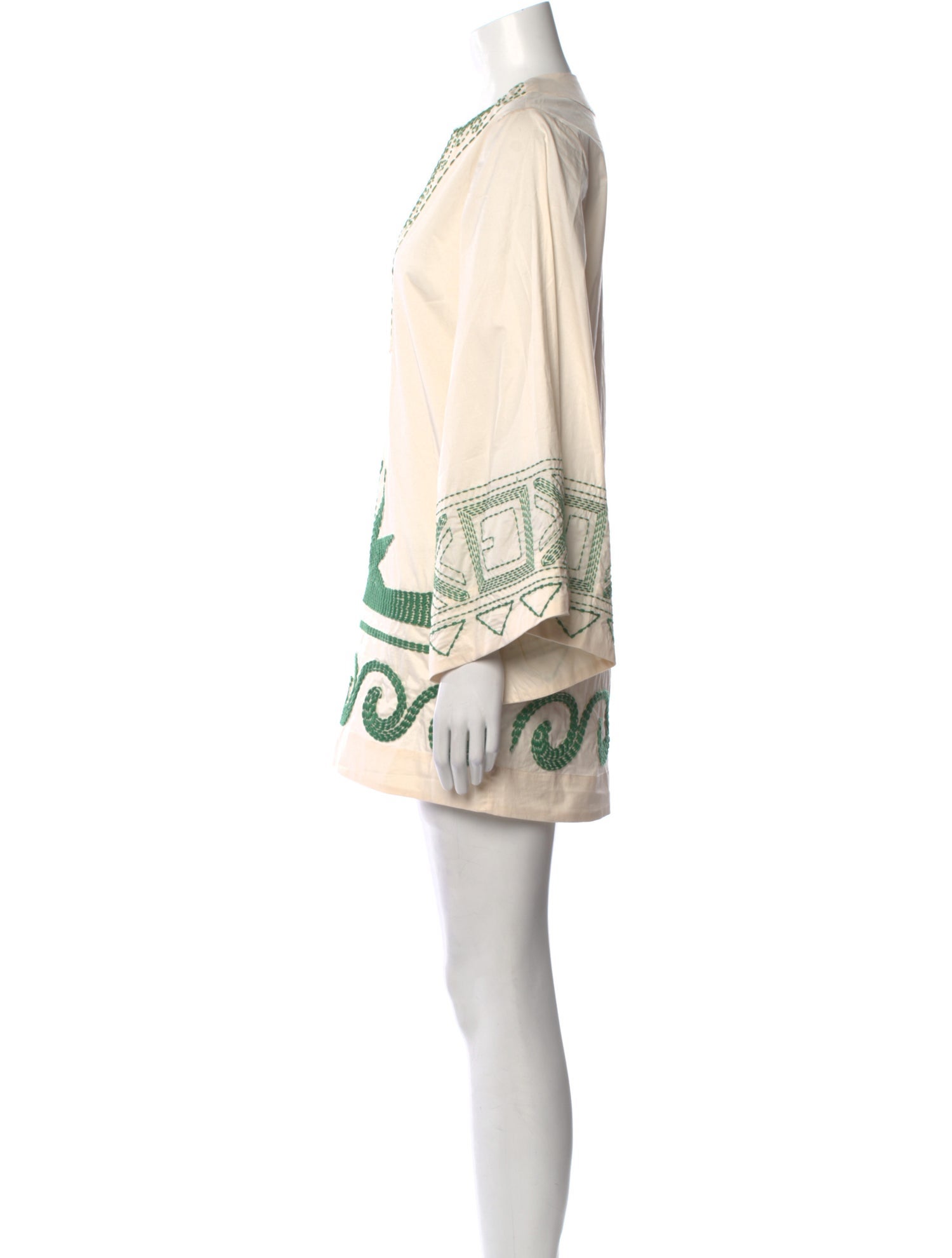 Johanna Ortiz Printed Mini Dress