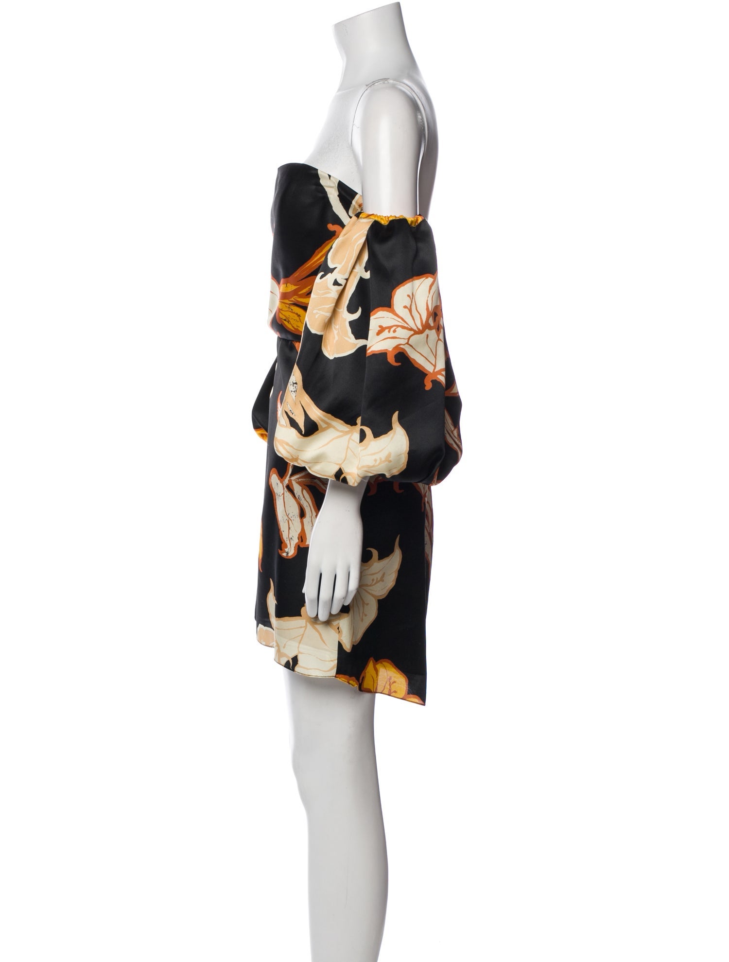 Johanna Ortiz Silk Mini Dress