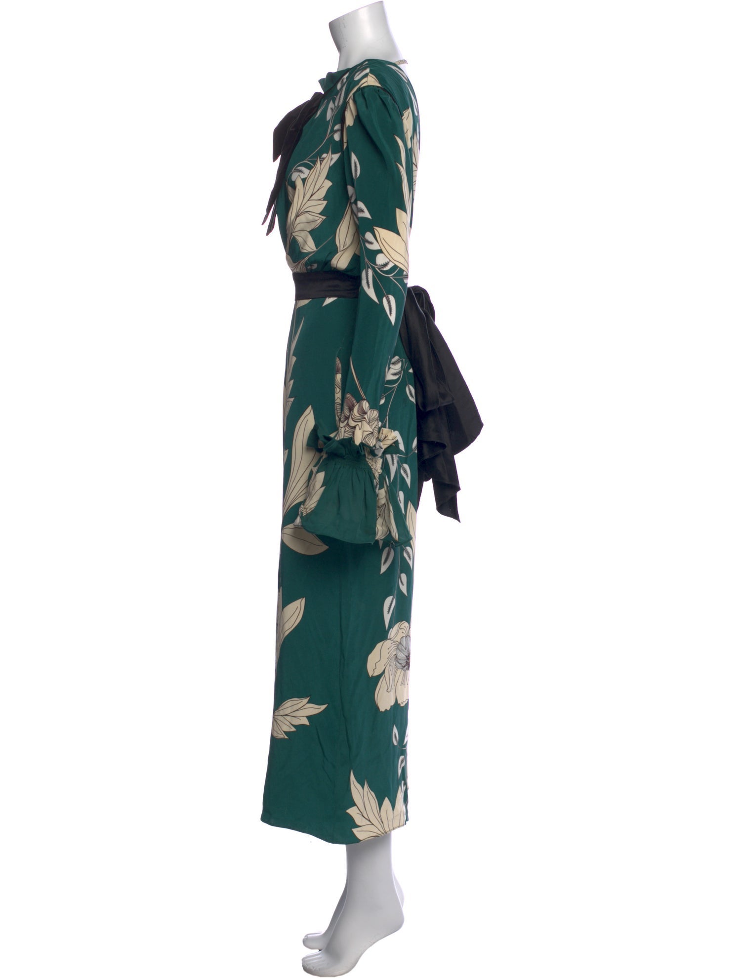 Johanna Ortiz Silk Printed Jumpsuit