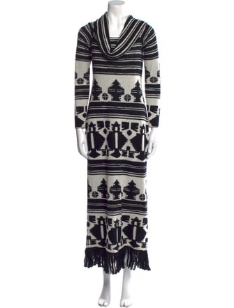 Johanna Ortiz Printed Long Dress