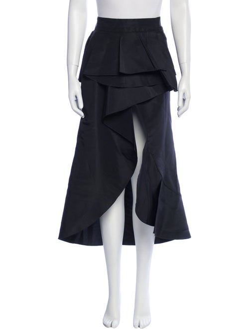 Johanna Ortiz Silk Midi Length Skirt