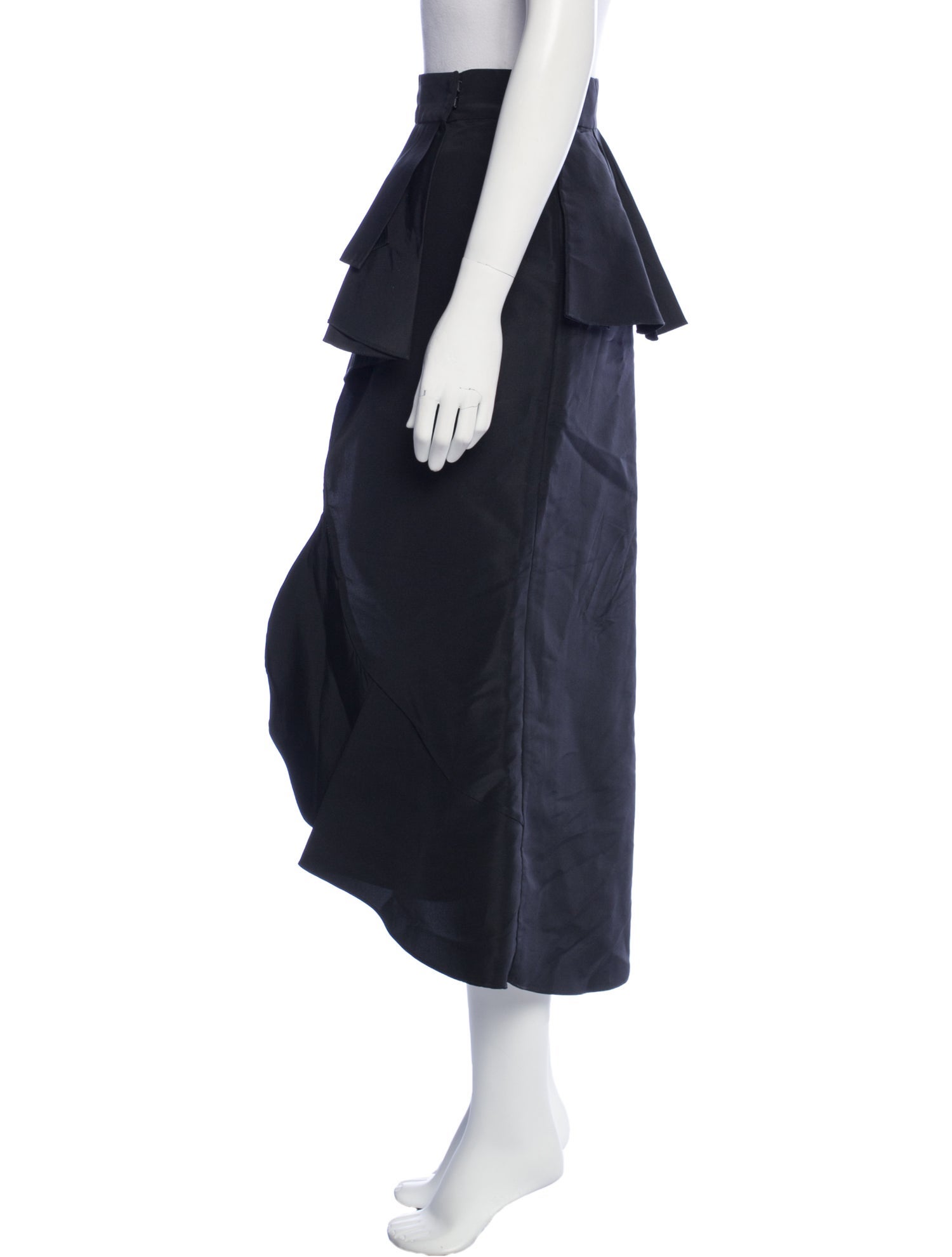 Johanna Ortiz Silk Midi Length Skirt