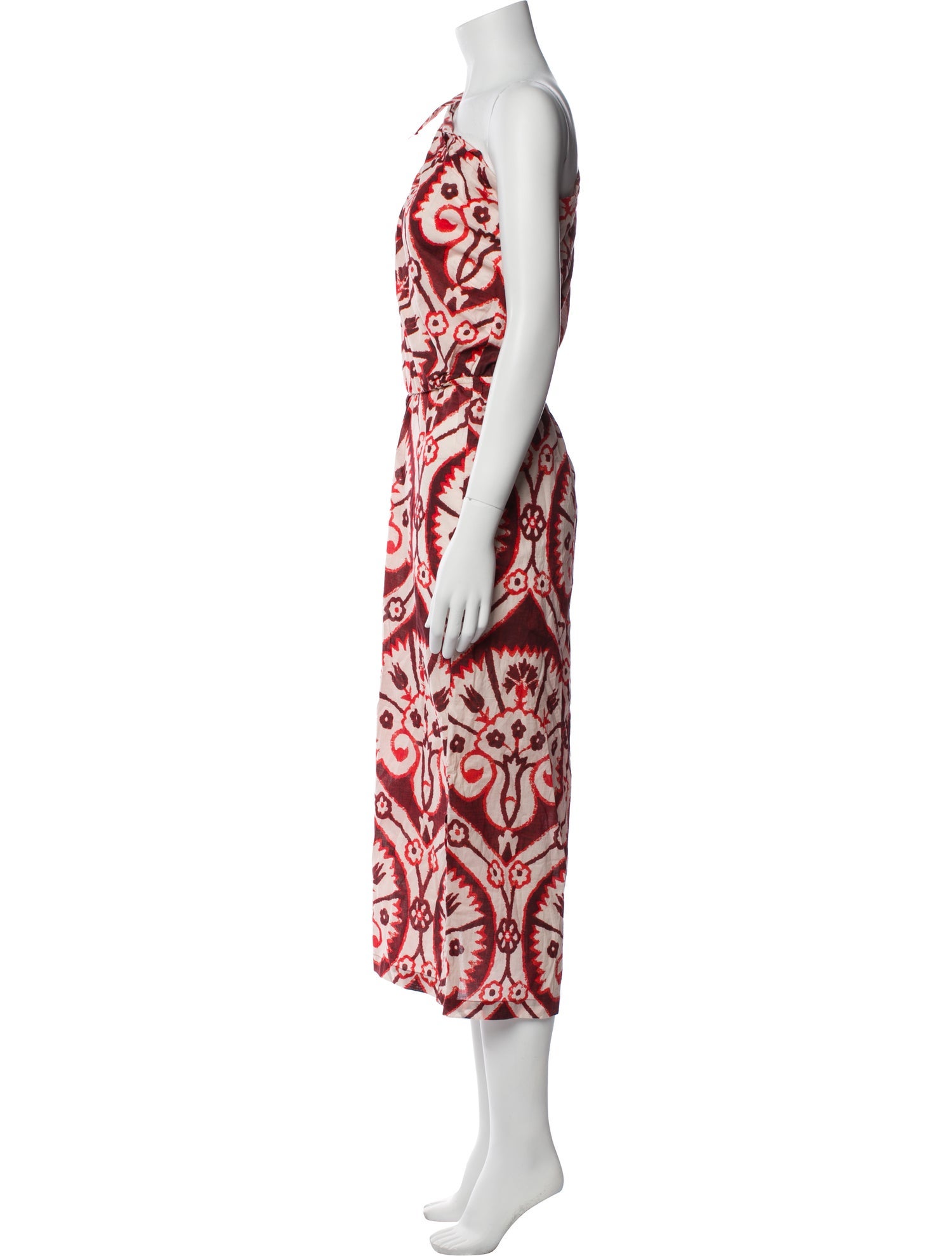 Johanna Ortiz Printed Long Dress