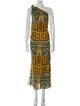 Johanna Ortiz Printed Long Dress