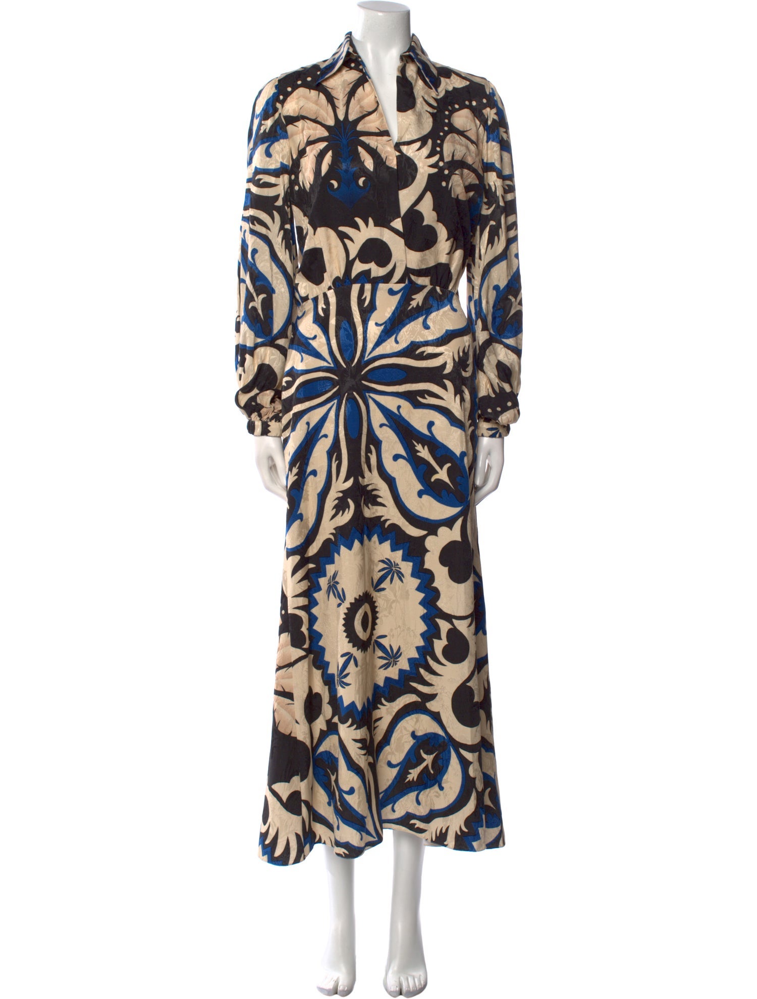 Johanna Ortiz Silk Long Dress