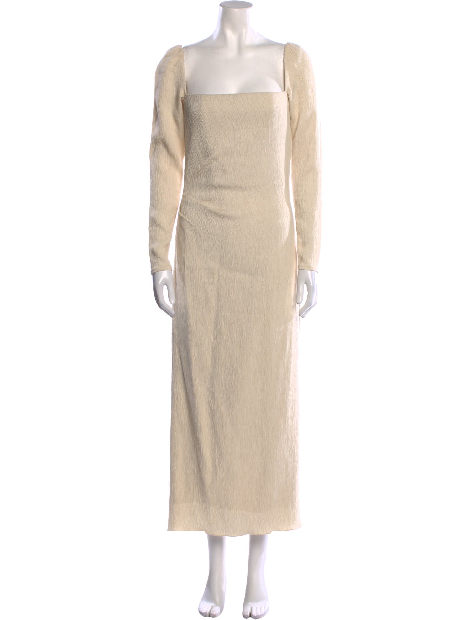 Johanna Ortiz Square Neckline Long Dress