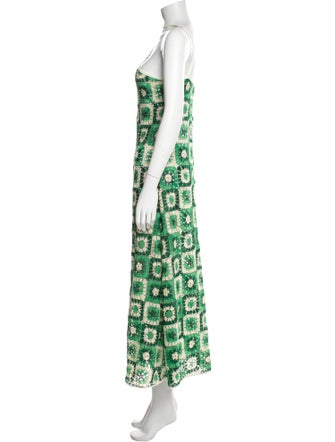 Johanna Ortiz Floral Print Long Dress