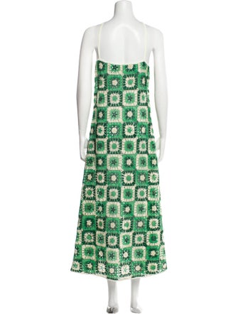 Johanna Ortiz Floral Print Long Dress