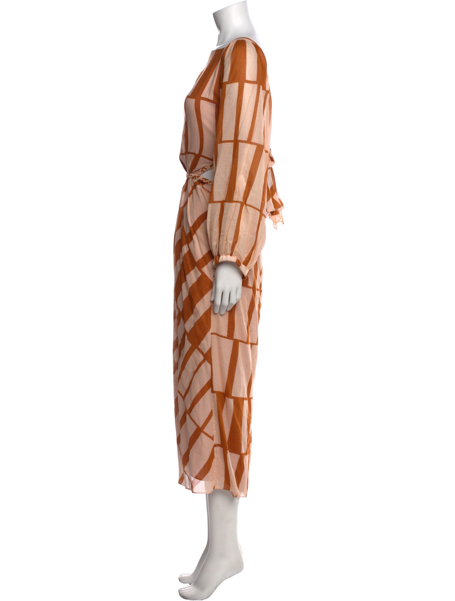 Johanna Ortiz Printed Long Dress
