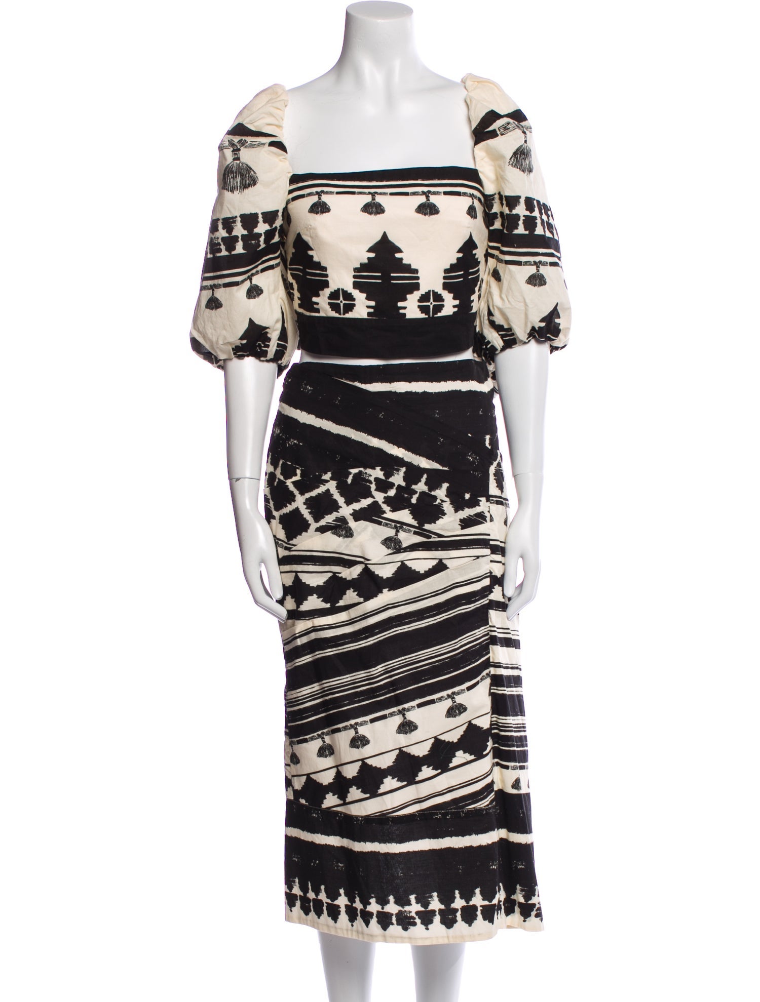 Johanna Ortiz Printed Skirt Set