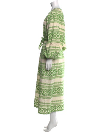 Johanna Ortiz Printed Long Dress