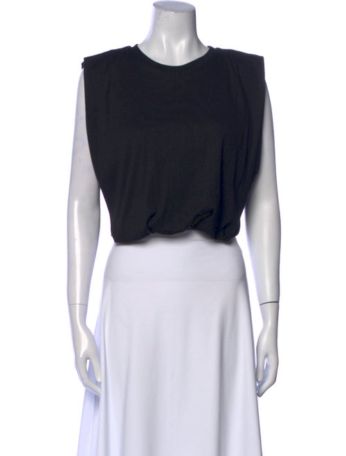 Johanna Ortiz Crew Neck Sleeveless Crop Top