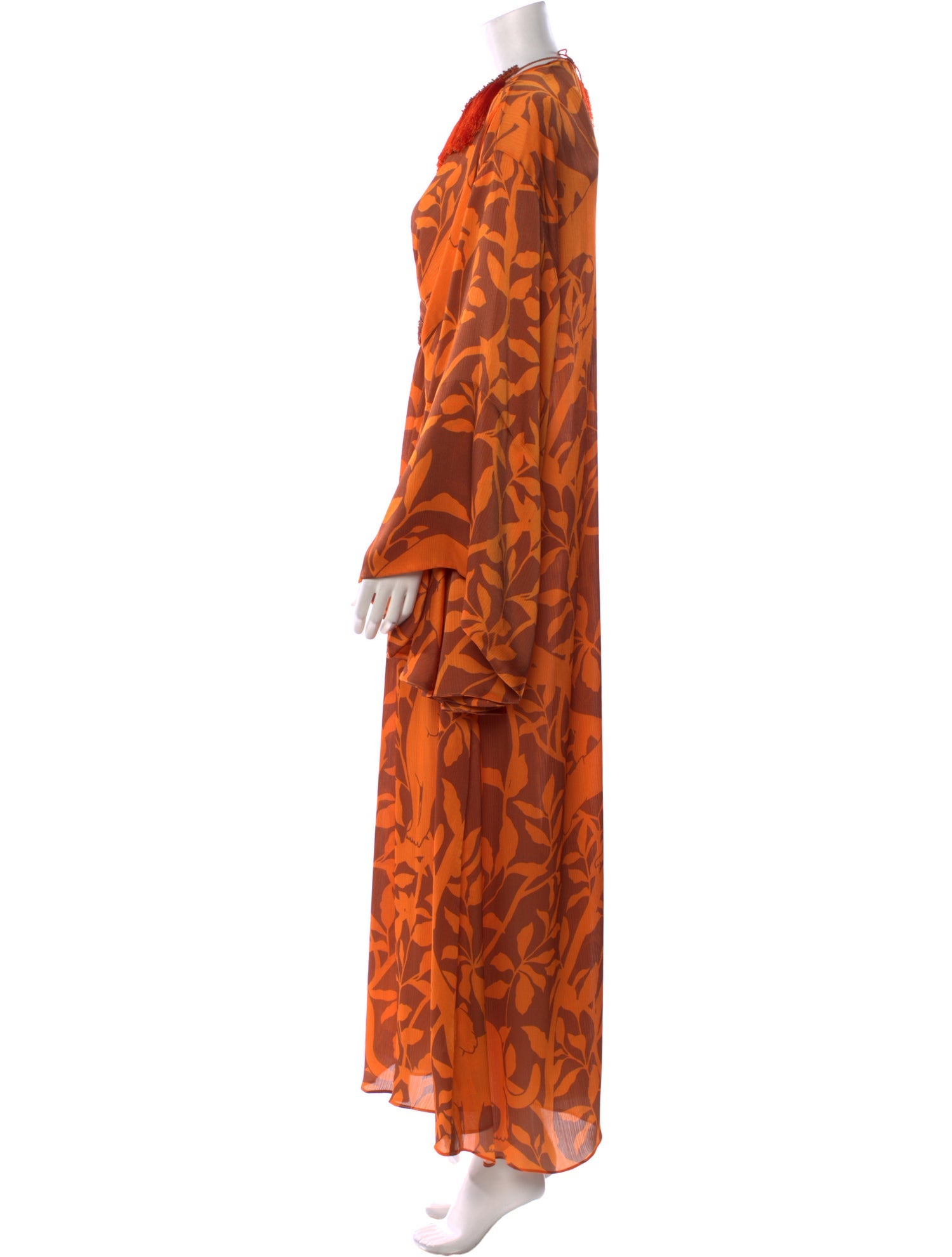 Johanna Ortiz Printed Long Dress w/ Tags