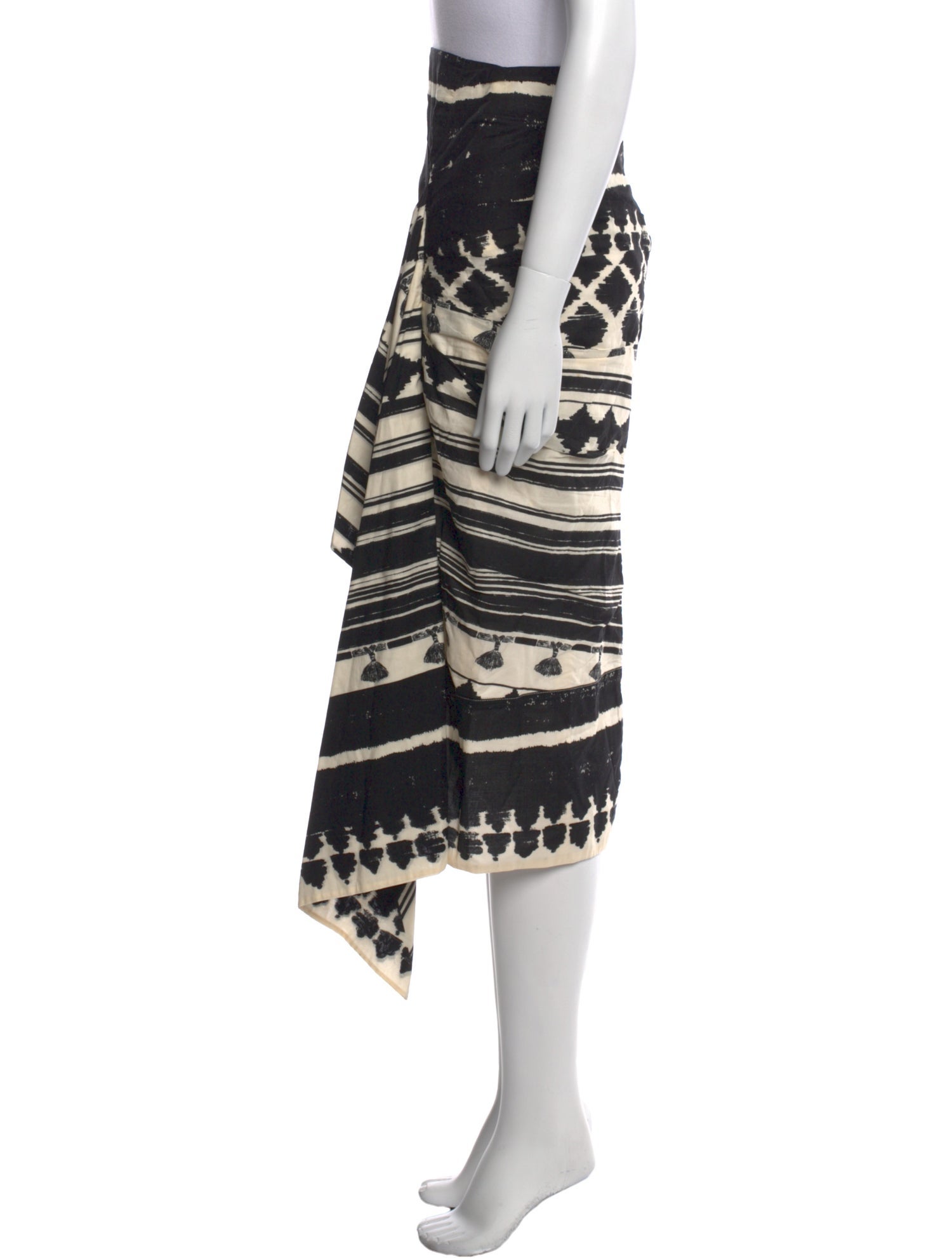 Johanna Ortiz Printed Midi Length Skirt