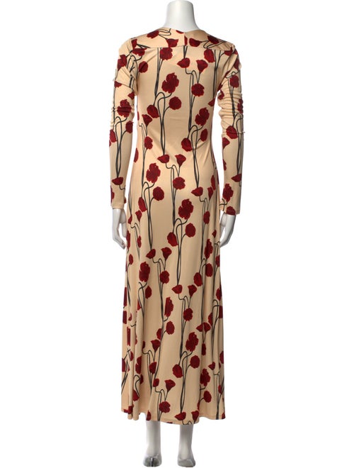 Johanna Ortiz Printed Long Dress