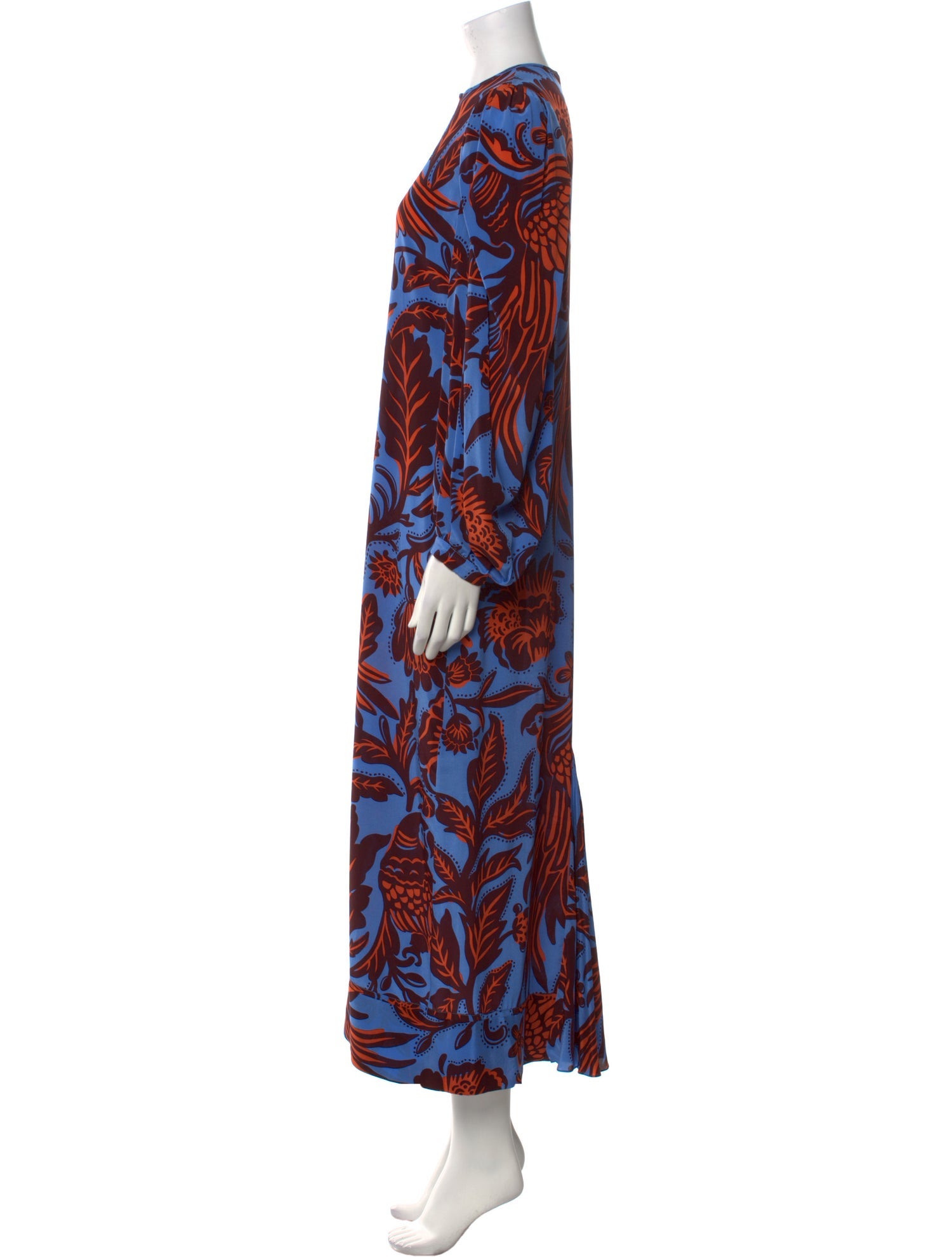 Johanna Ortiz Silk Long Dress