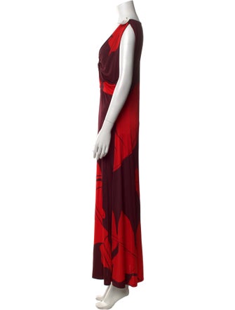 Johanna Ortiz Printed Long Dress