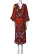 Johanna Ortiz Printed Long Dress