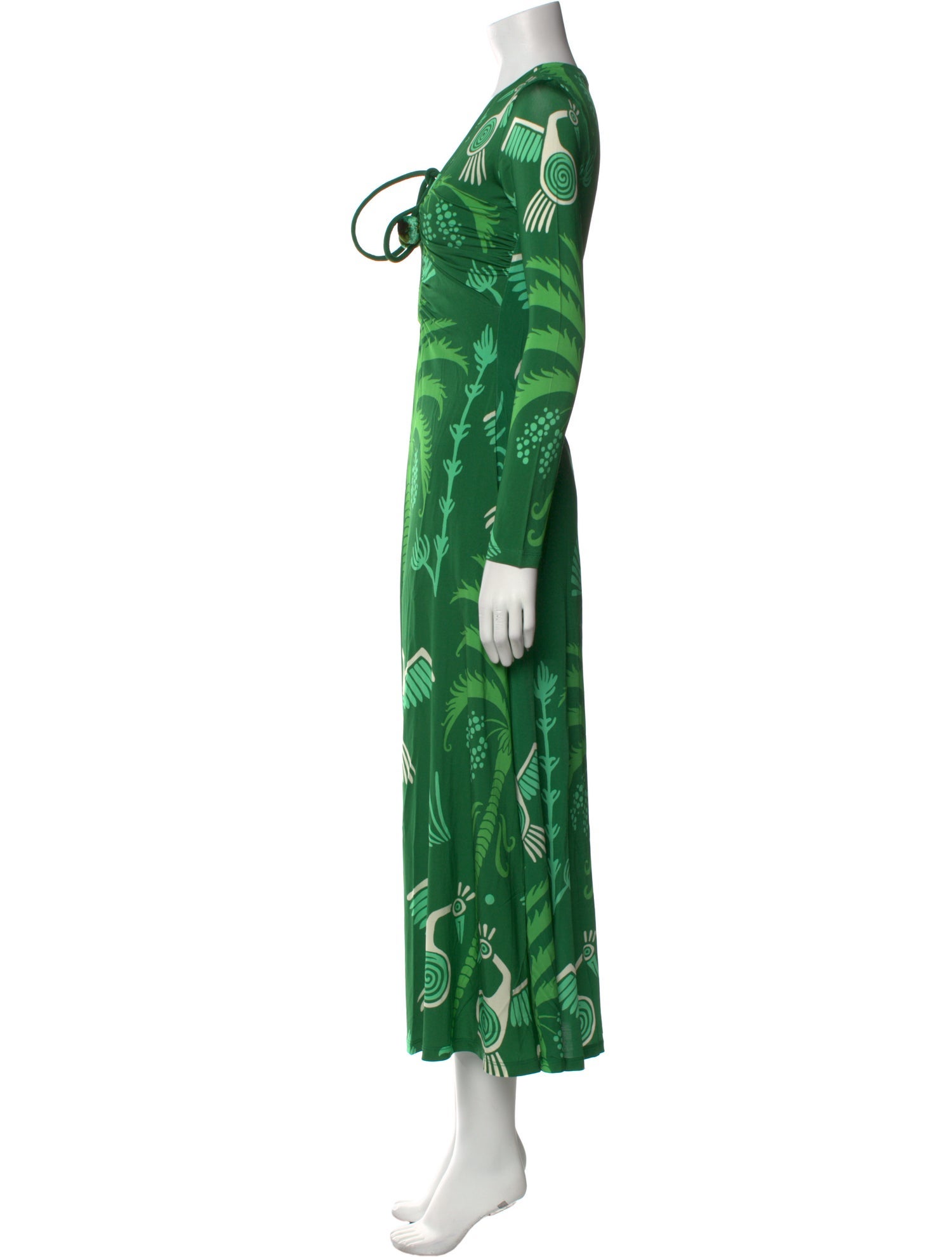 Johanna Ortiz Printed Long Dress
