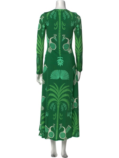 Johanna Ortiz Printed Long Dress