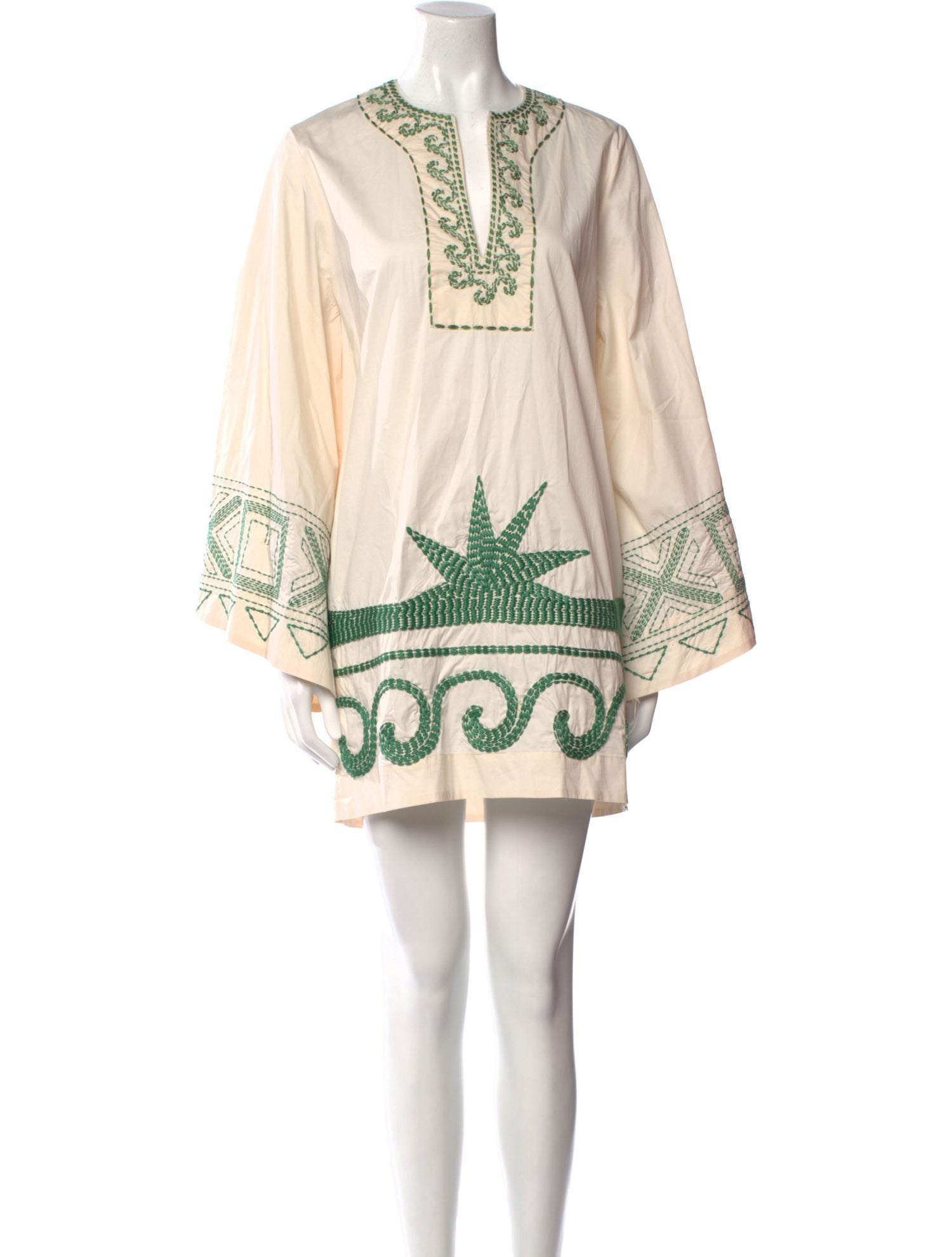 Johanna Ortiz Printed Mini Dress