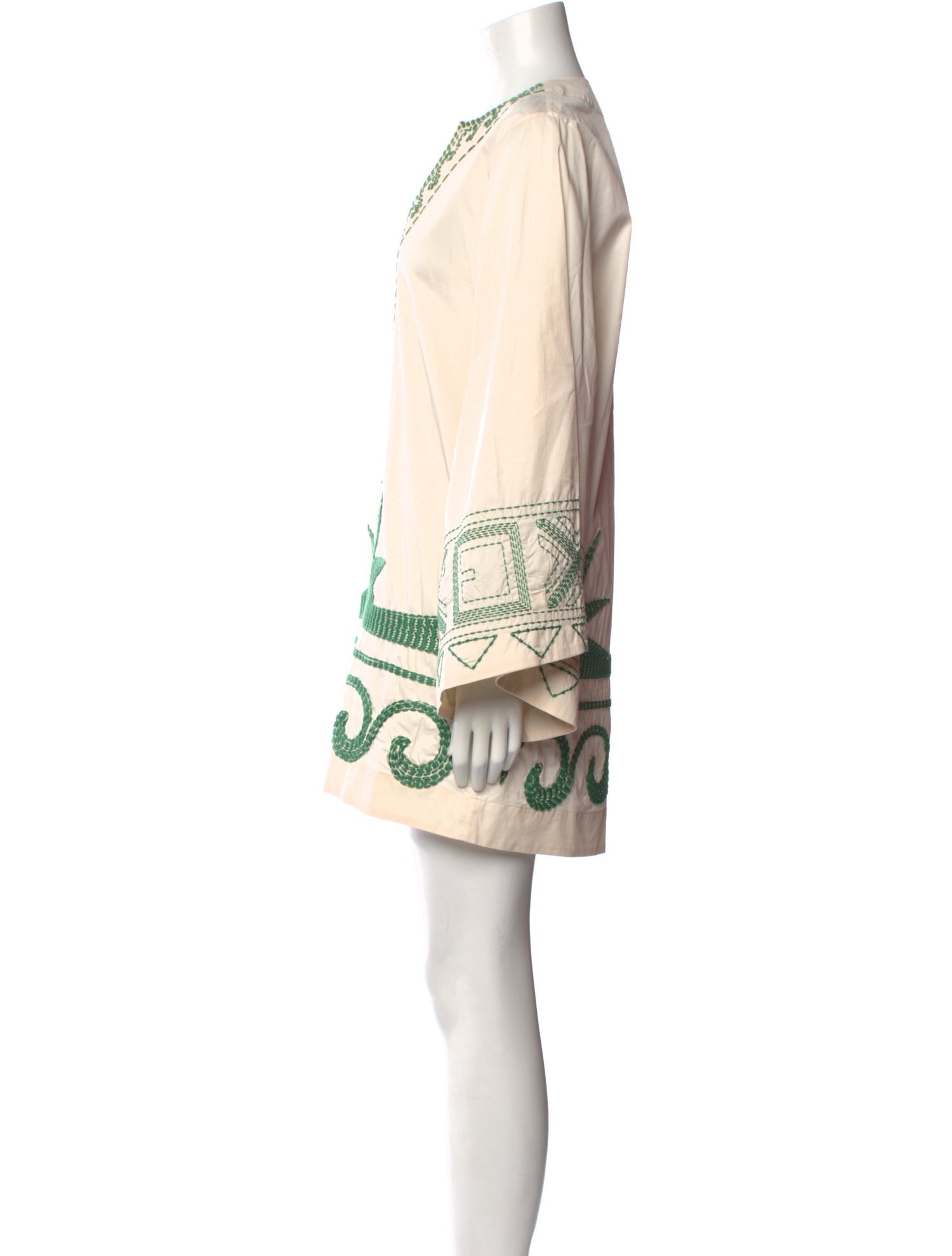 Johanna Ortiz Printed Mini Dress