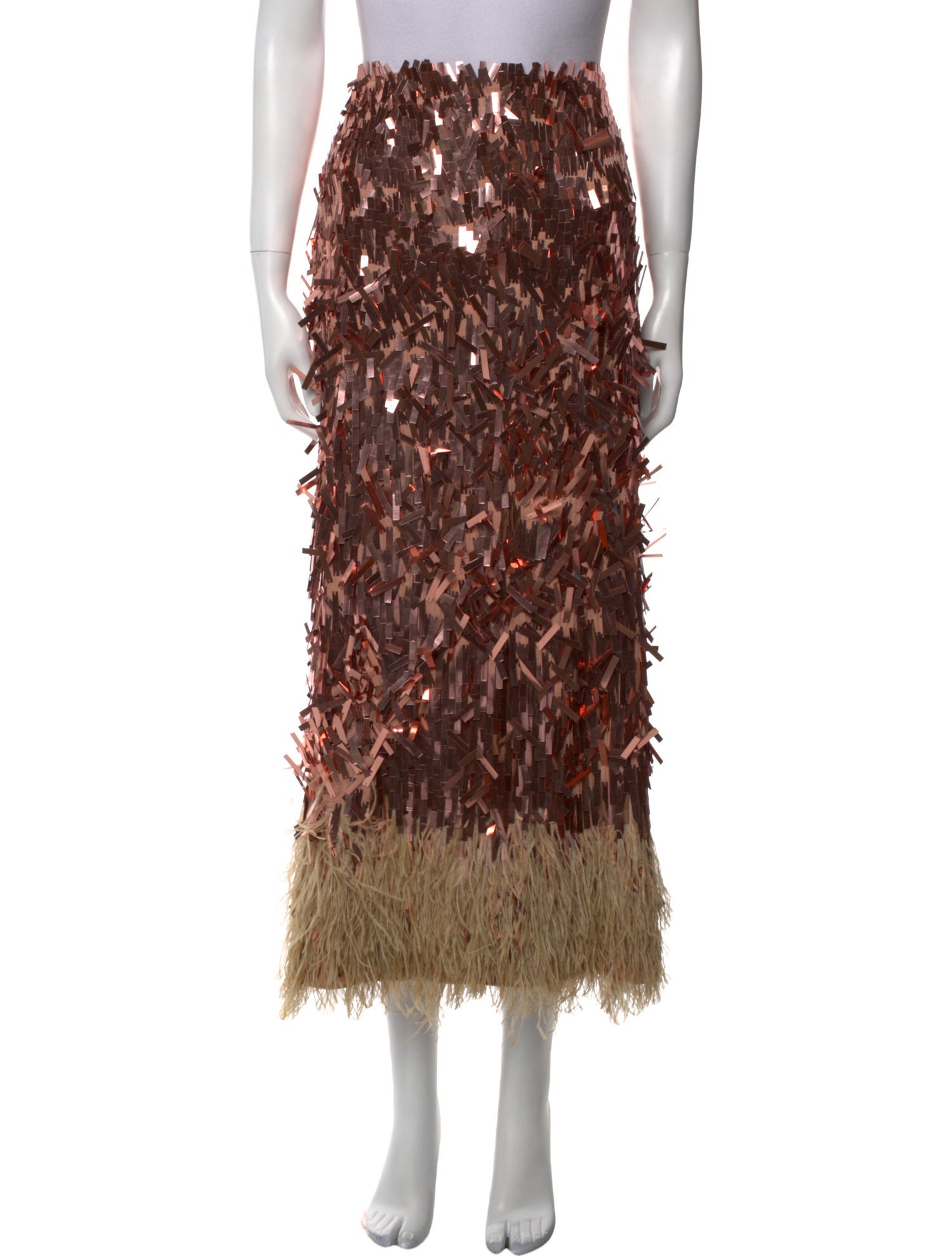 Johanna Ortiz Printed Midi Length Skirt